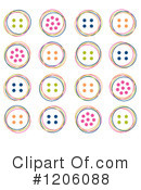 Button Clipart #1206088 by Cherie Reve