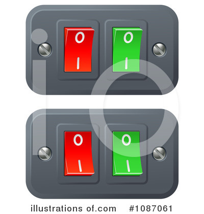 Switches Clipart #1087061 by AtStockIllustration
