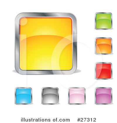 Royalty-Free (RF) Buttons Clipart Illustration by beboy - Stock Sample #27312
