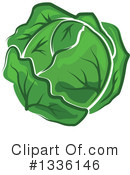 Cabbage Clipart #1336146 by Vector Tradition SM