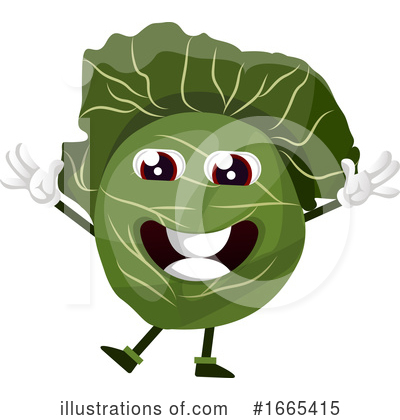 Royalty-Free (RF) Cabbage Clipart Illustration by Morphart Creations - Stock Sample #1665415