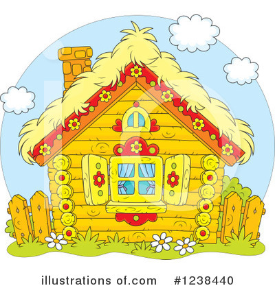 Royalty-Free (RF) Cabin Clipart Illustration by Alex Bannykh - Stock Sample #1238440