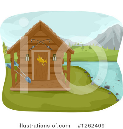 Royalty-Free (RF) Cabin Clipart Illustration by BNP Design Studio - Stock Sample #1262409