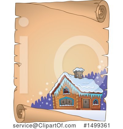 Royalty-Free (RF) Cabin Clipart Illustration by visekart - Stock Sample #1499361