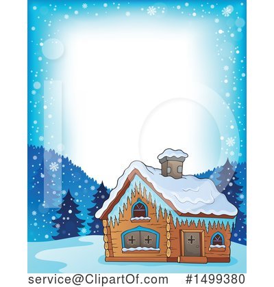 Royalty-Free (RF) Cabin Clipart Illustration by visekart - Stock Sample #1499380