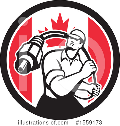 Canadian Flag Clipart #1559173 by patrimonio