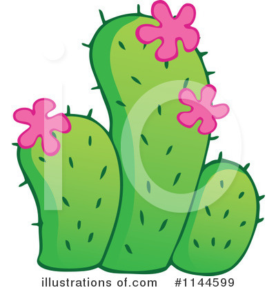 Royalty-Free (RF) Cactus Clipart Illustration by visekart - Stock Sample #1144599