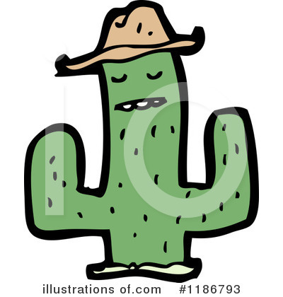Royalty-Free (RF) Cactus Clipart Illustration by lineartestpilot - Stock Sample #1186793