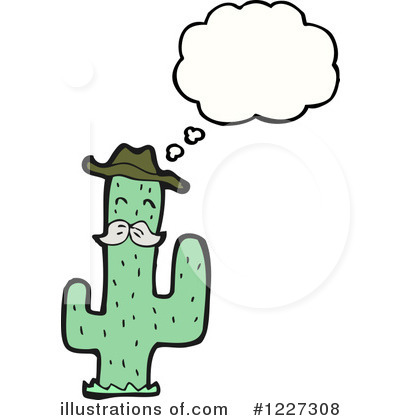 Royalty-Free (RF) Cactus Clipart Illustration by lineartestpilot - Stock Sample #1227308