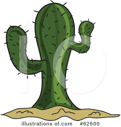 Royalty-Free (RF) Cactus Clipart Illustration by Pams Clipart - Stock Sample #62600