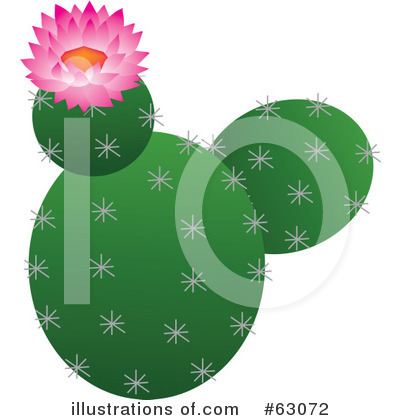 Royalty-Free (RF) Cactus Clipart Illustration by Rosie Piter - Stock Sample #63072