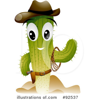 Royalty-Free (RF) Cactus Clipart Illustration by BNP Design Studio - Stock Sample #92537
