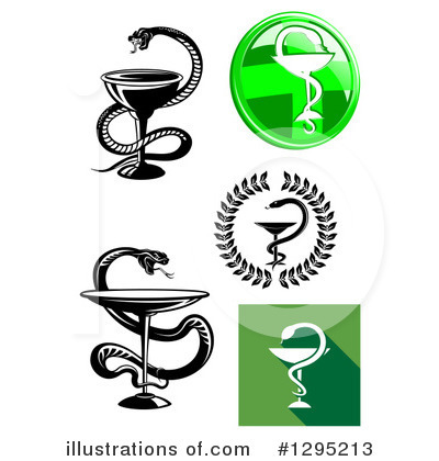 Caduceus Clipart #1295213 by Vector Tradition SM