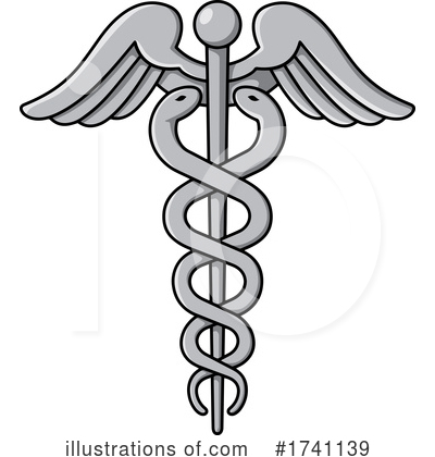 Royalty-Free (RF) Caduceus Clipart Illustration by Any Vector - Stock Sample #1741139