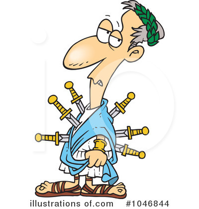 Royalty-Free (RF) Caesar Clipart Illustration by toonaday - Stock Sample #1046844