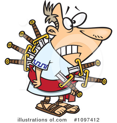 Royalty-Free (RF) Caesar Clipart Illustration by toonaday - Stock Sample #1097412