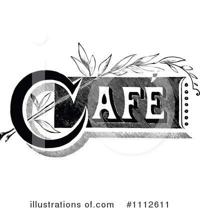 Royalty-Free (RF) Cafe Clipart Illustration by Prawny Vintage - Stock Sample #1112611