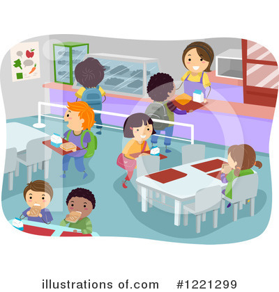 Royalty-Free (RF) Cafeteria Clipart Illustration by BNP Design Studio - Stock Sample #1221299
