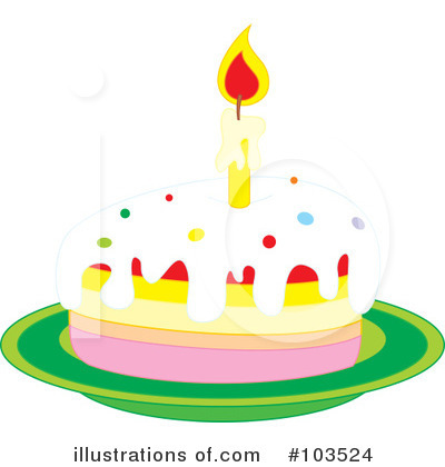 Royalty-Free (RF) Cake Clipart Illustration by Alex Bannykh - Stock Sample #103524