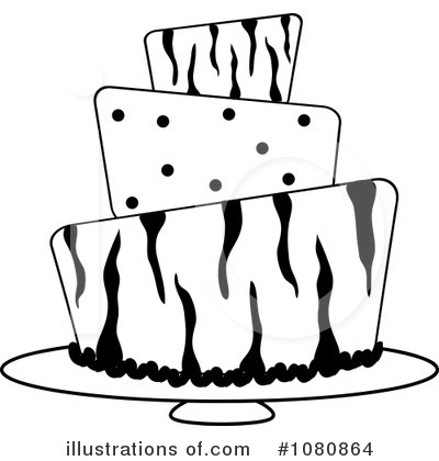 Royalty-Free (RF) Cake Clipart Illustration by Pams Clipart - Stock Sample #1080864