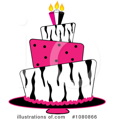 Royalty-Free (RF) Cake Clipart Illustration by Pams Clipart - Stock Sample #1080866