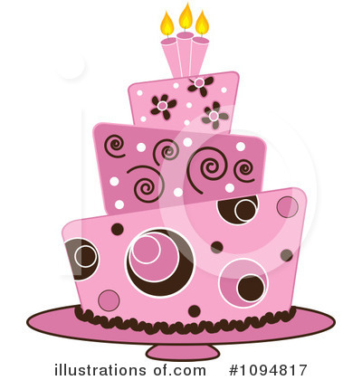 Birthday Cake Clipart #1094817 by Pams Clipart