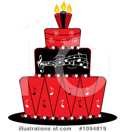 Royalty-Free (RF) Cake Clipart Illustration by Pams Clipart - Stock Sample #1094819