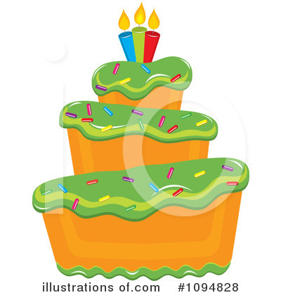 Royalty-Free (RF) Cake Clipart Illustration by Pams Clipart - Stock Sample #1094828