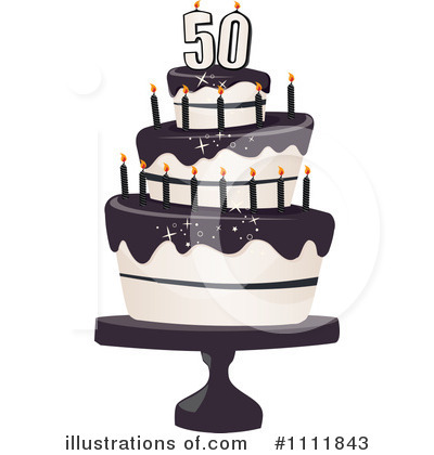 Birthday Cake Clipart #1111843 by Amanda Kate