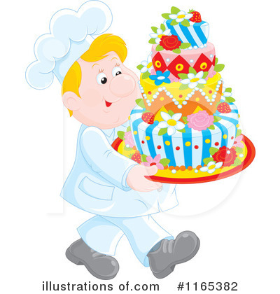 Royalty-Free (RF) Cake Clipart Illustration by Alex Bannykh - Stock Sample #1165382