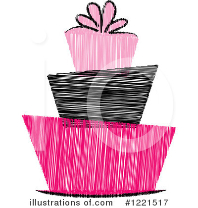Wedding Cake Clipart #1221517 by Pams Clipart