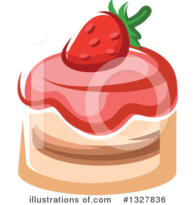 Royalty-Free (RF) Cake Clipart Illustration by Vector Tradition SM - Stock Sample #1327836