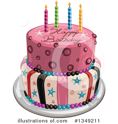 Royalty-Free (RF) Cake Clipart Illustration by merlinul - Stock Sample #1349211