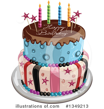 Royalty-Free (RF) Cake Clipart Illustration by merlinul - Stock Sample #1349213