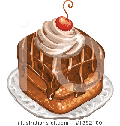 Royalty-Free (RF) Cake Clipart Illustration by merlinul - Stock Sample #1352100