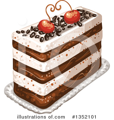 Royalty-Free (RF) Cake Clipart Illustration by merlinul - Stock Sample #1352101