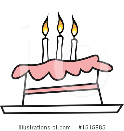 Royalty-Free (RF) Cake Clipart Illustration by Johnny Sajem - Stock Sample #1515985
