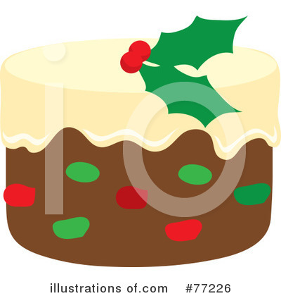 Christmas Cake Clipart #77226 by Rosie Piter