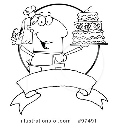Baker Clipart #97491 by Hit Toon