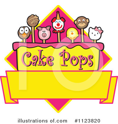 Royalty-Free (RF) Cake Pop Clipart Illustration by Mascot Junction - Stock Sample #1123820