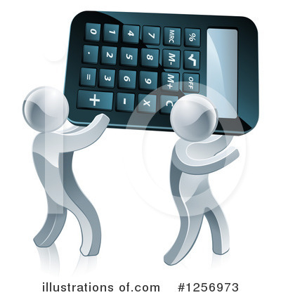 Royalty-Free (RF) Calculator Clipart Illustration by AtStockIllustration - Stock Sample #1256973