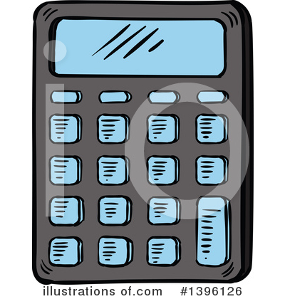 Calculator Clipart #1396126 by Vector Tradition SM