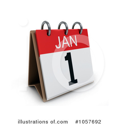 Royalty-Free (RF) Calendar Clipart Illustration by BNP Design Studio - Stock Sample #1057692
