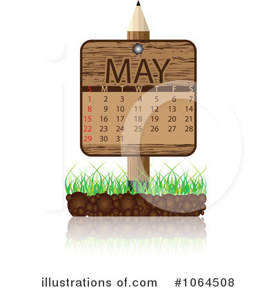 Royalty-Free (RF) Calendar Clipart Illustration by Andrei Marincas - Stock Sample #1064508