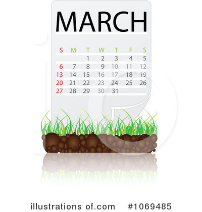 Royalty-Free (RF) Calendar Clipart Illustration by Andrei Marincas - Stock Sample #1069485