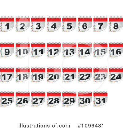 Royalty-Free (RF) Calendar Clipart Illustration by Andrei Marincas - Stock Sample #1096481