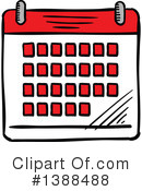Calendar Clipart #1388488 by Vector Tradition SM