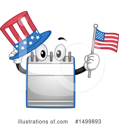 American Flag Clipart #1499893 by BNP Design Studio