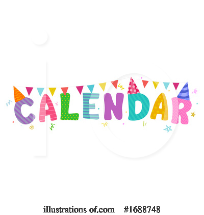 Royalty-Free (RF) Calendar Clipart Illustration by BNP Design Studio - Stock Sample #1688748