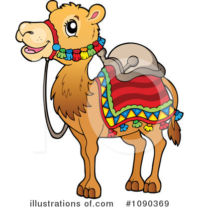 Royalty-Free (RF) Camel Clipart Illustration by visekart - Stock Sample #1090369